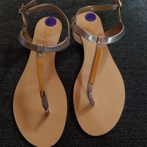 Calvin Klein Gold Summer Sandals